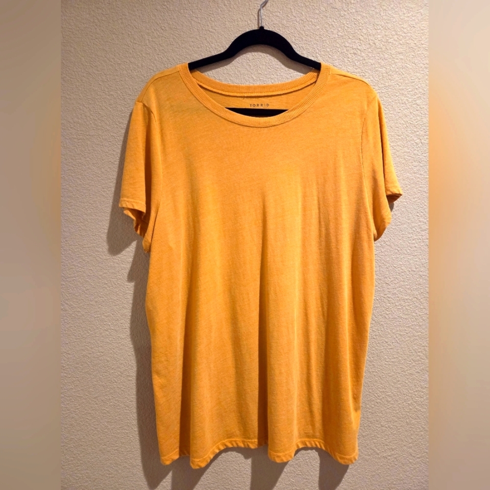 Torrid Mustard Yellow Shirt